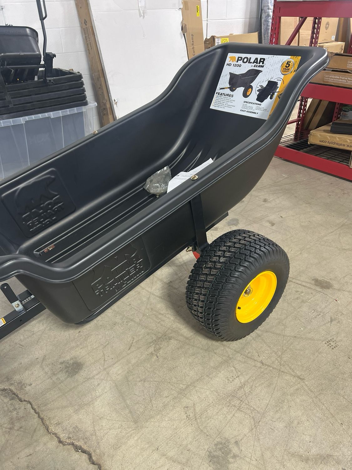 Polar 1200 lb Dump Cart - Image 3